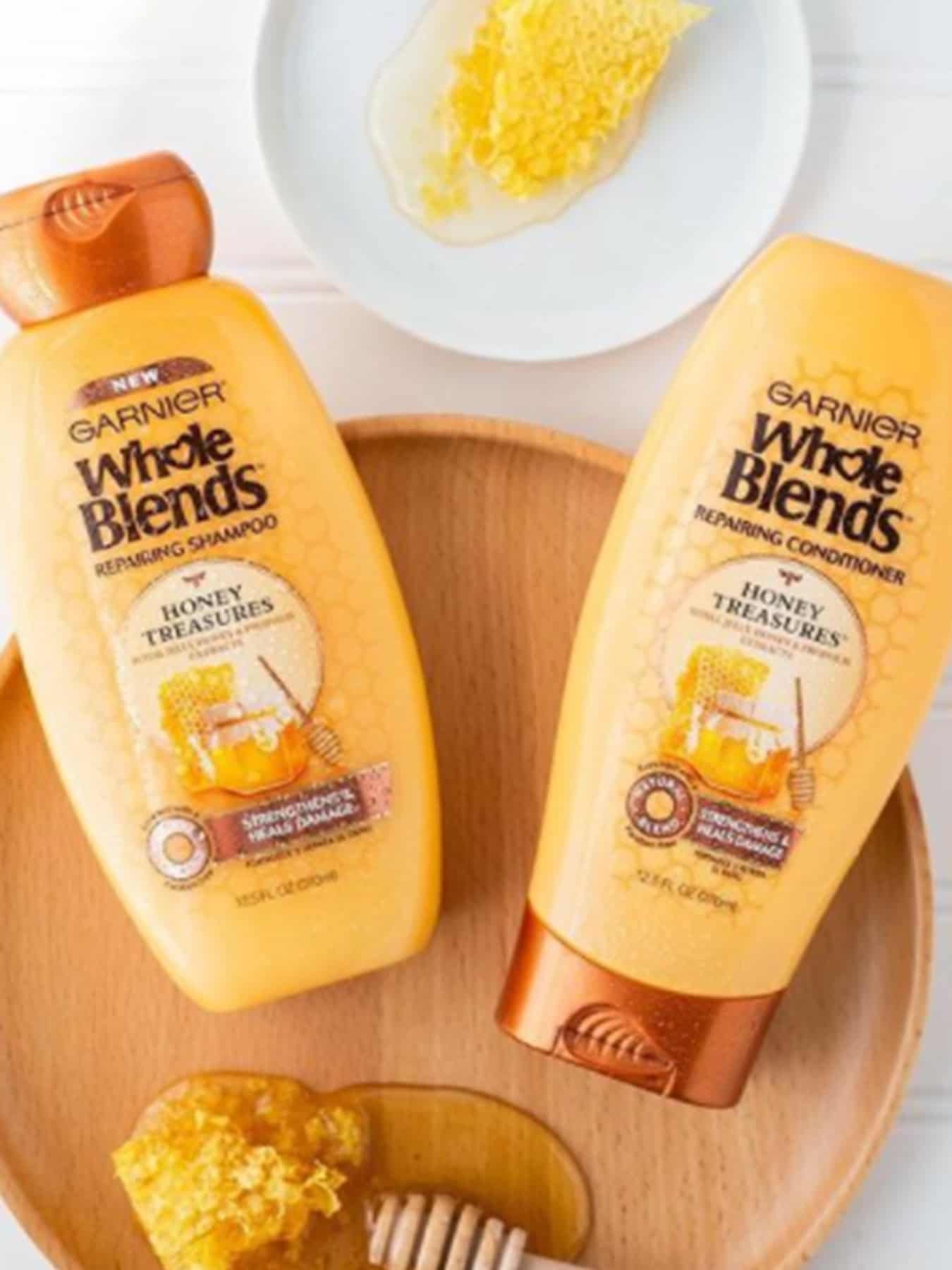 Garnier Whole Blends Honey Treasures Shampoo and Conditioner